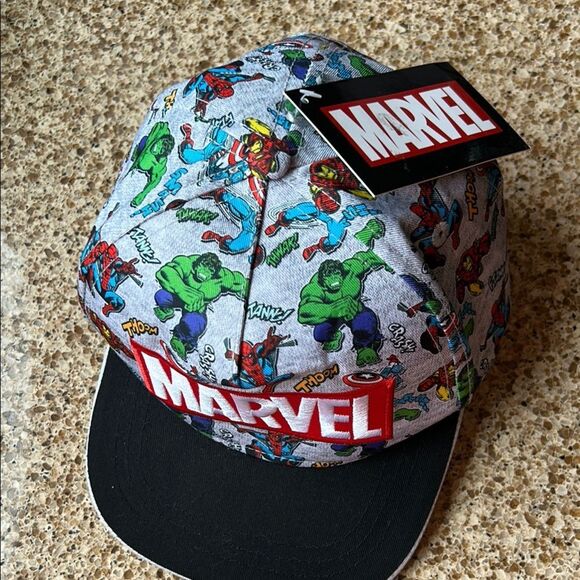 NWT Kid’s Marvel Heroes 🦸♂️ 🦸 Graphic Cap 🧢 - Picture 3 of 17